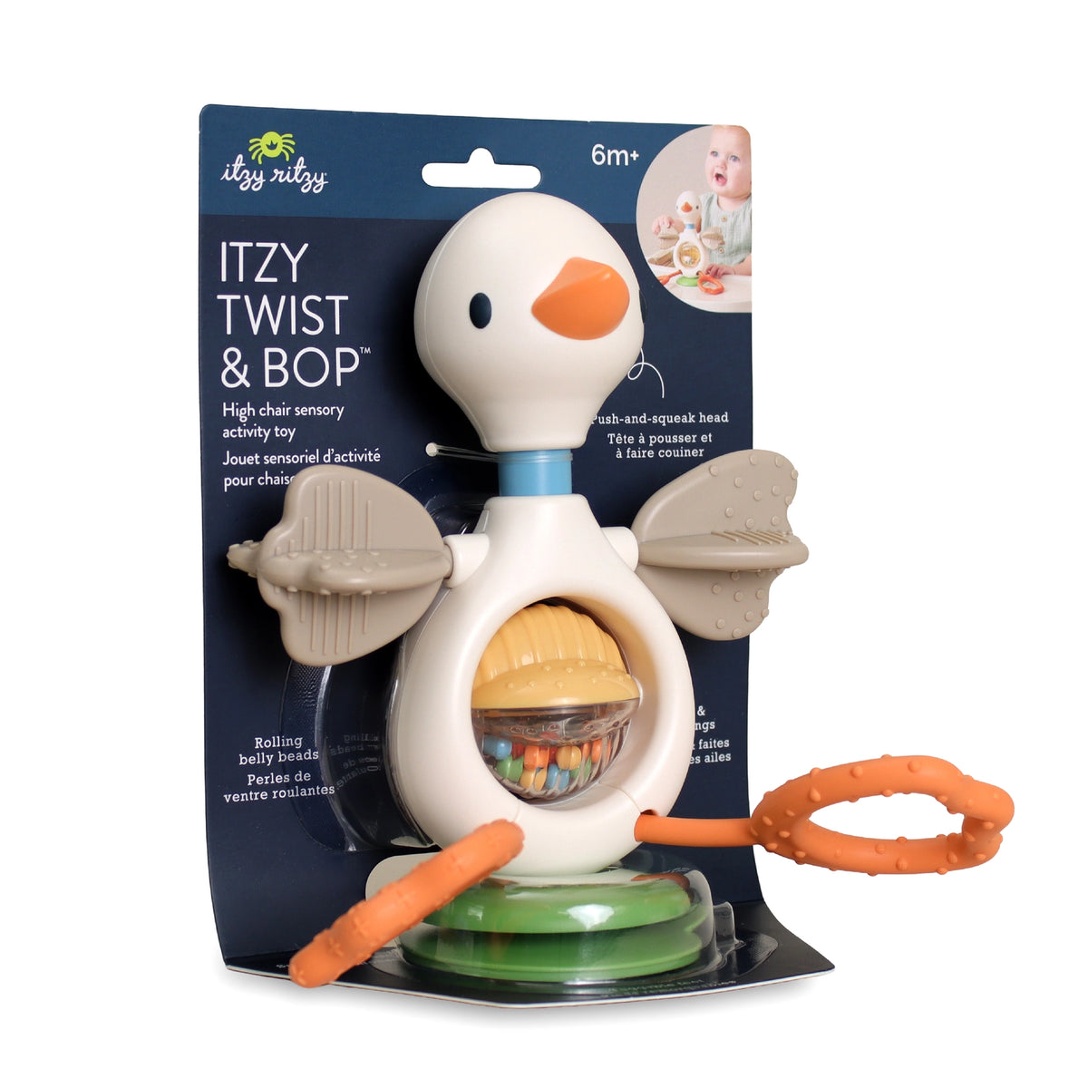 Itzy Twist and Bop Goose Sensory Toy