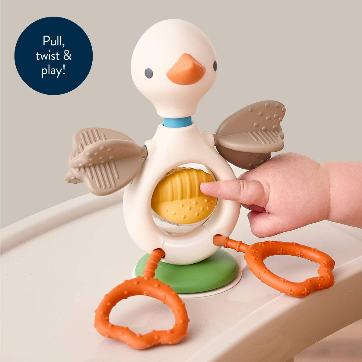 Itzy Twist and Bop Goose Sensory Toy