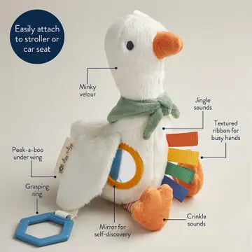 Bitzy Goose Traveler Toy