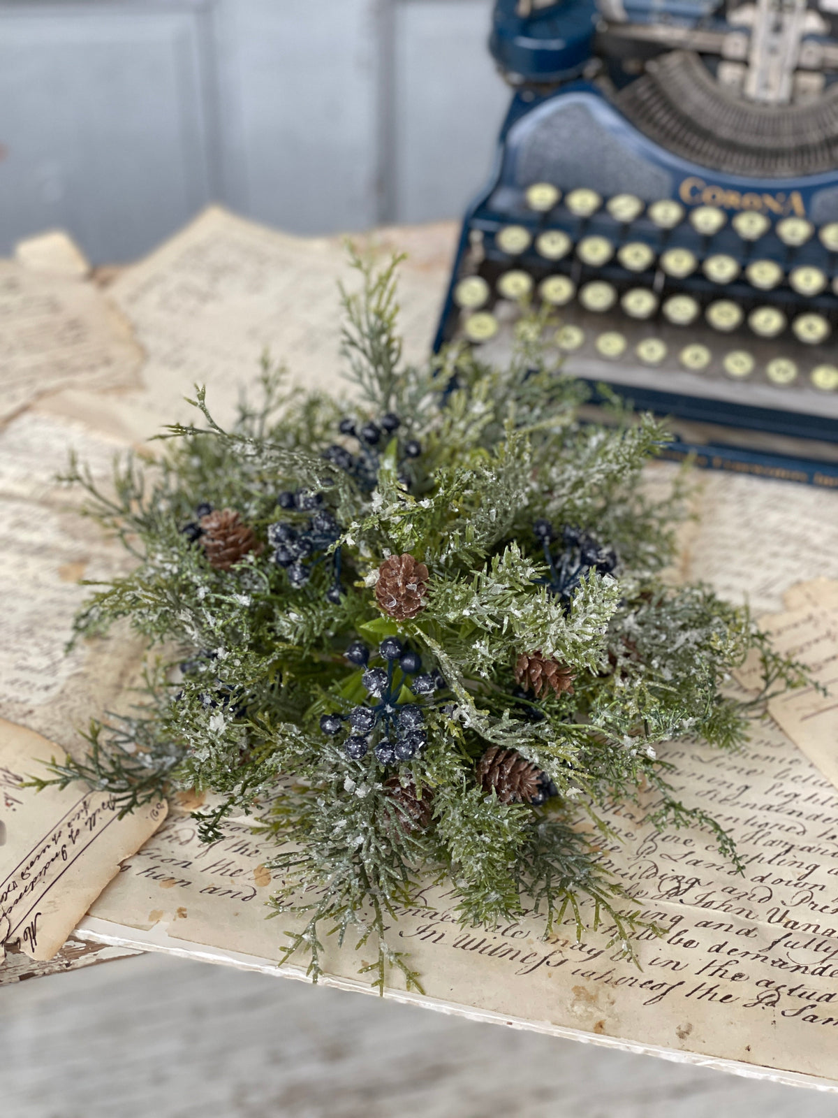 Wintry Mix Half Sphere - Blue