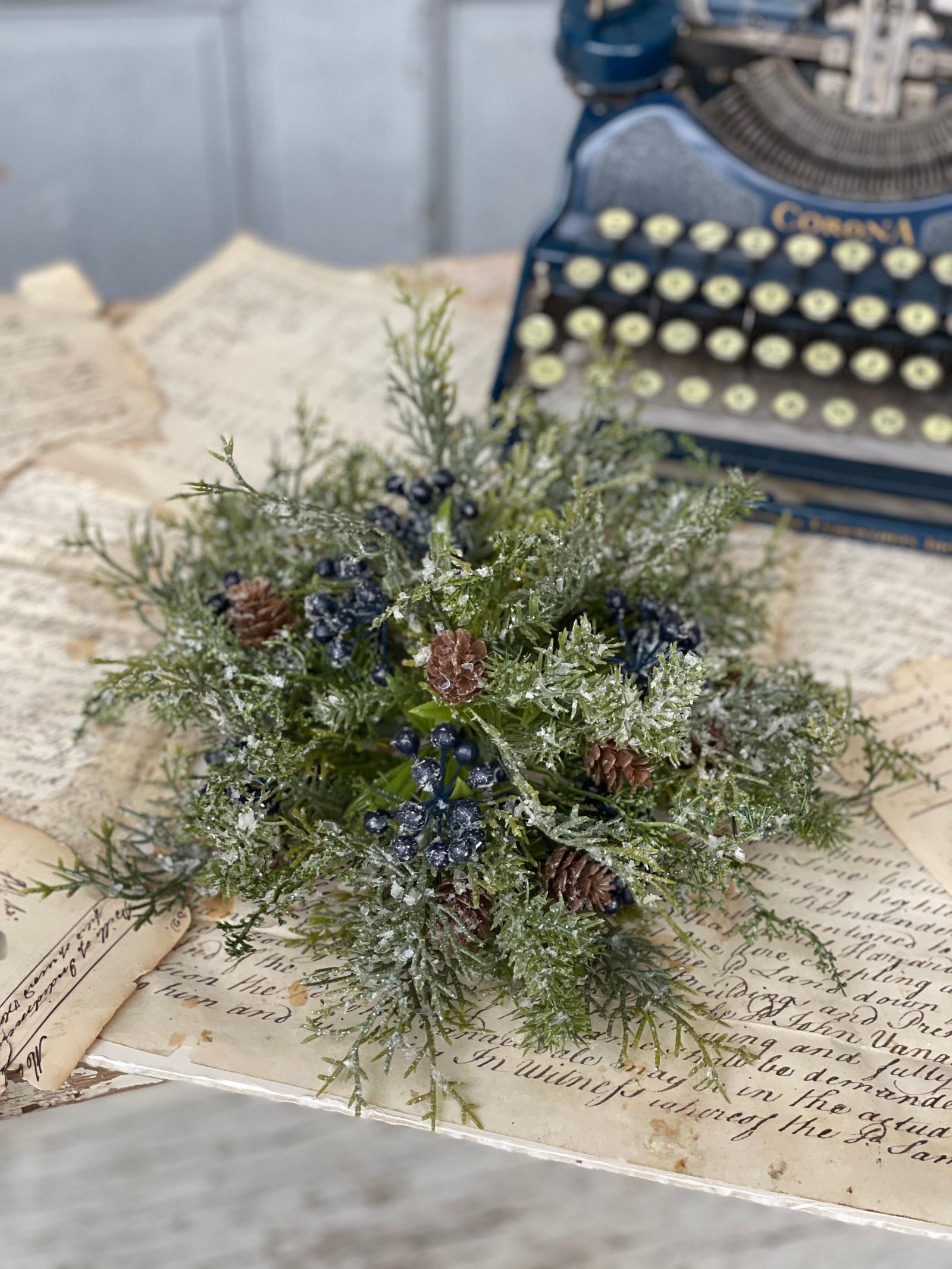 Wintry Mix Half Sphere - Blue