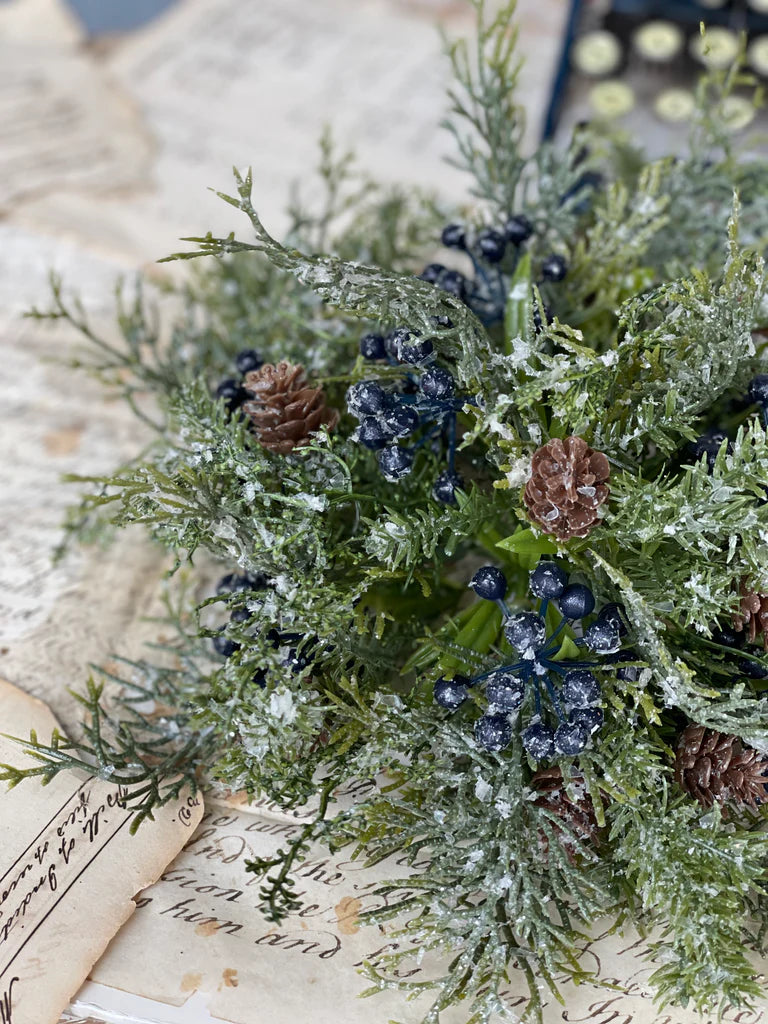 Wintry Mix Half Sphere - Blue