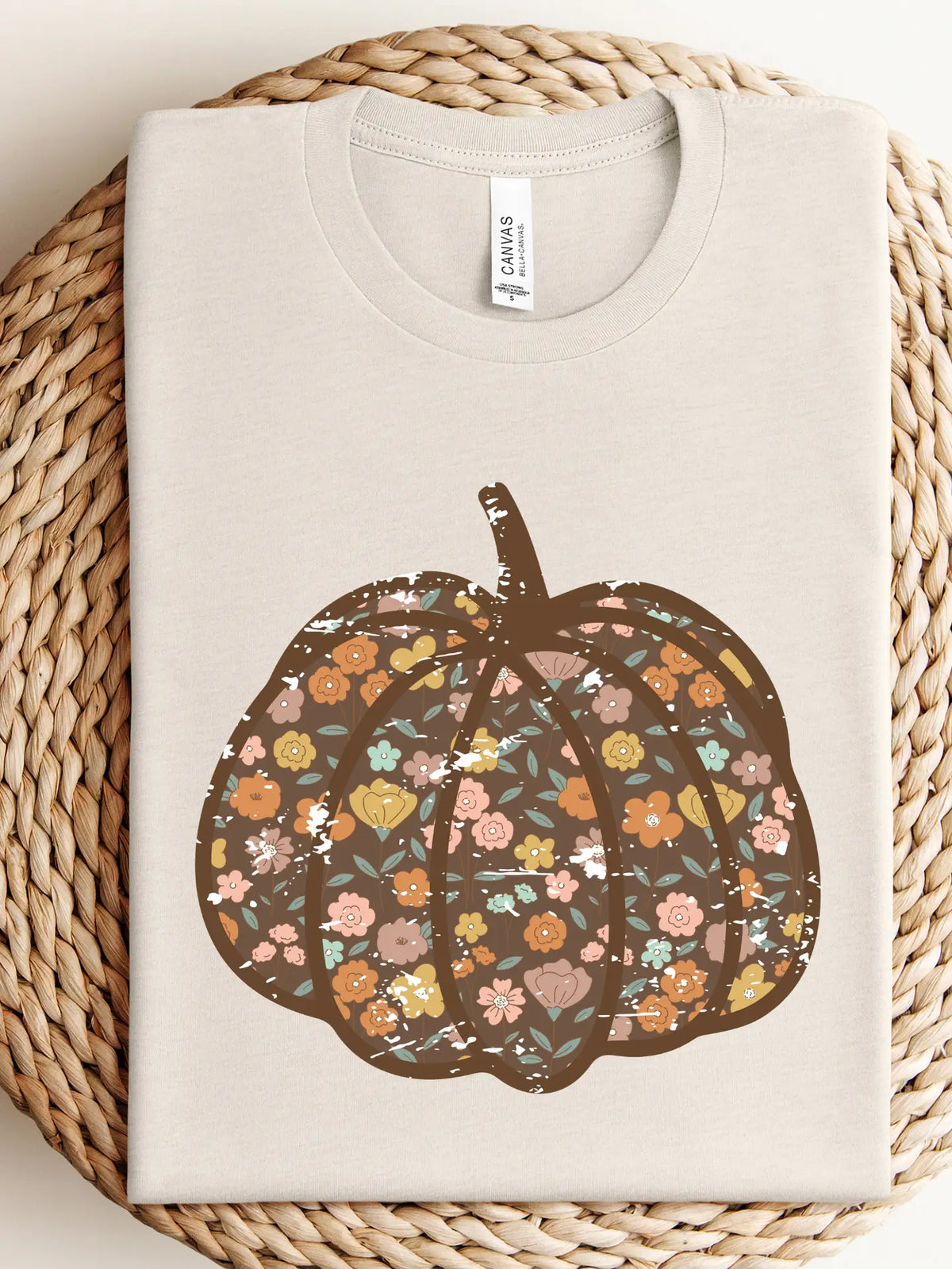 Floral Pumpkin Graphic Tee