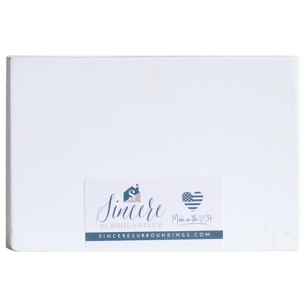 Christmas Candles Wood Block Sign