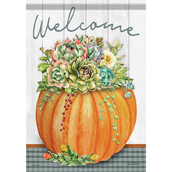 Fall Succulents Garden Flag