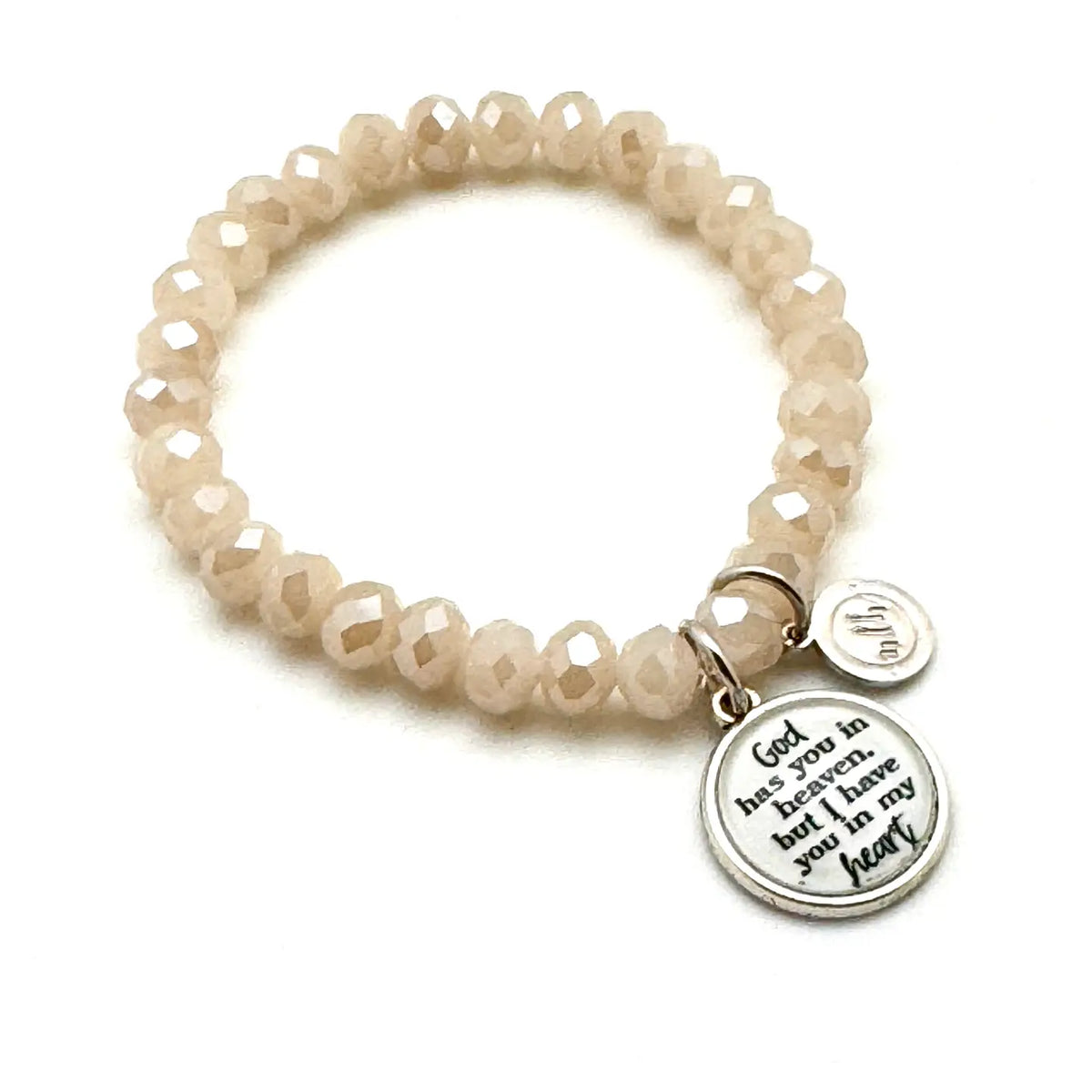 God Has You in Heaven Sentiment Bracelet