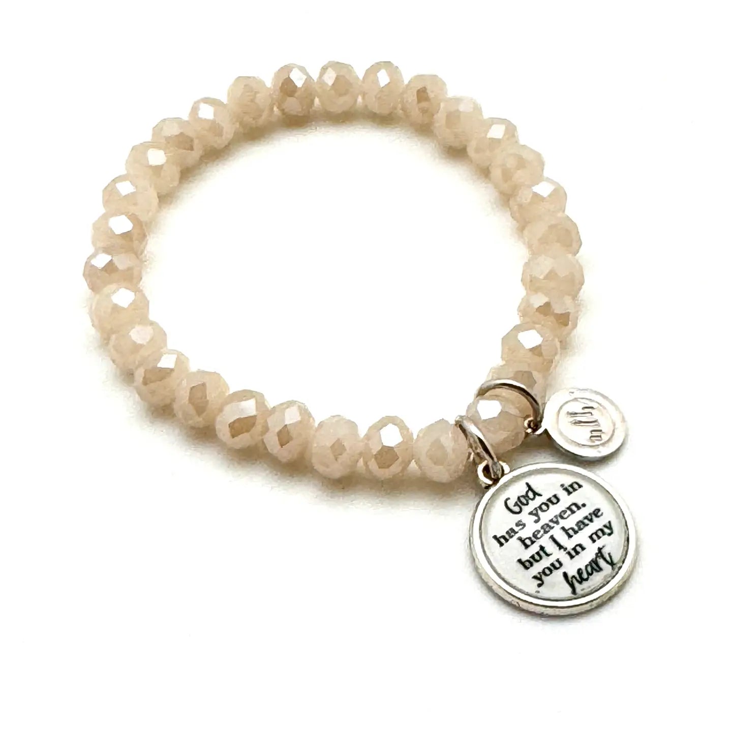 God Has You in Heaven Sentiment Bracelet