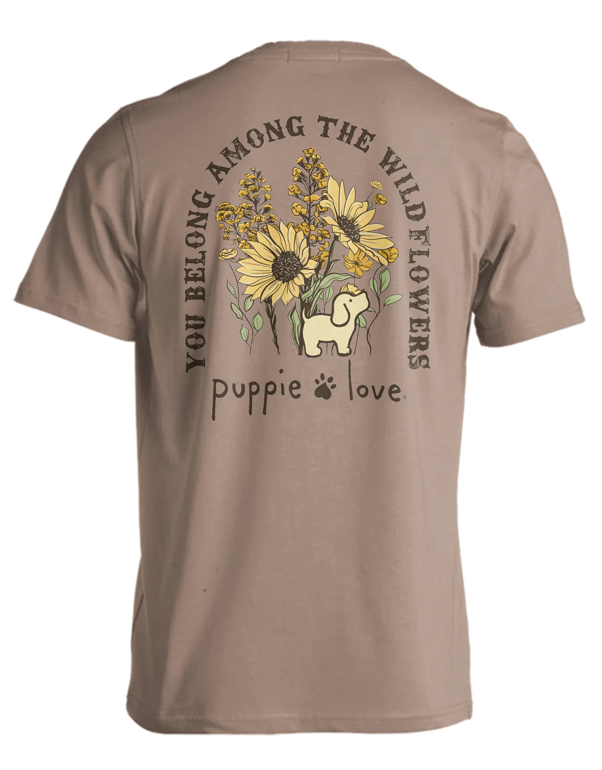 Puppie Love Wildflowers Pup Tee