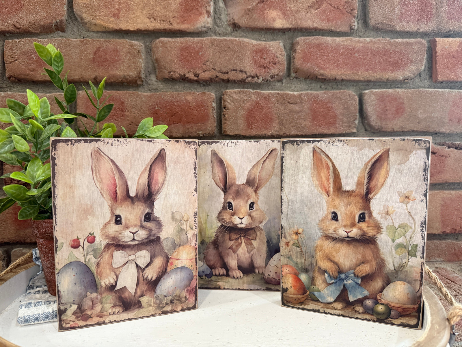 Bunny Wood Blocks - 3 Styles