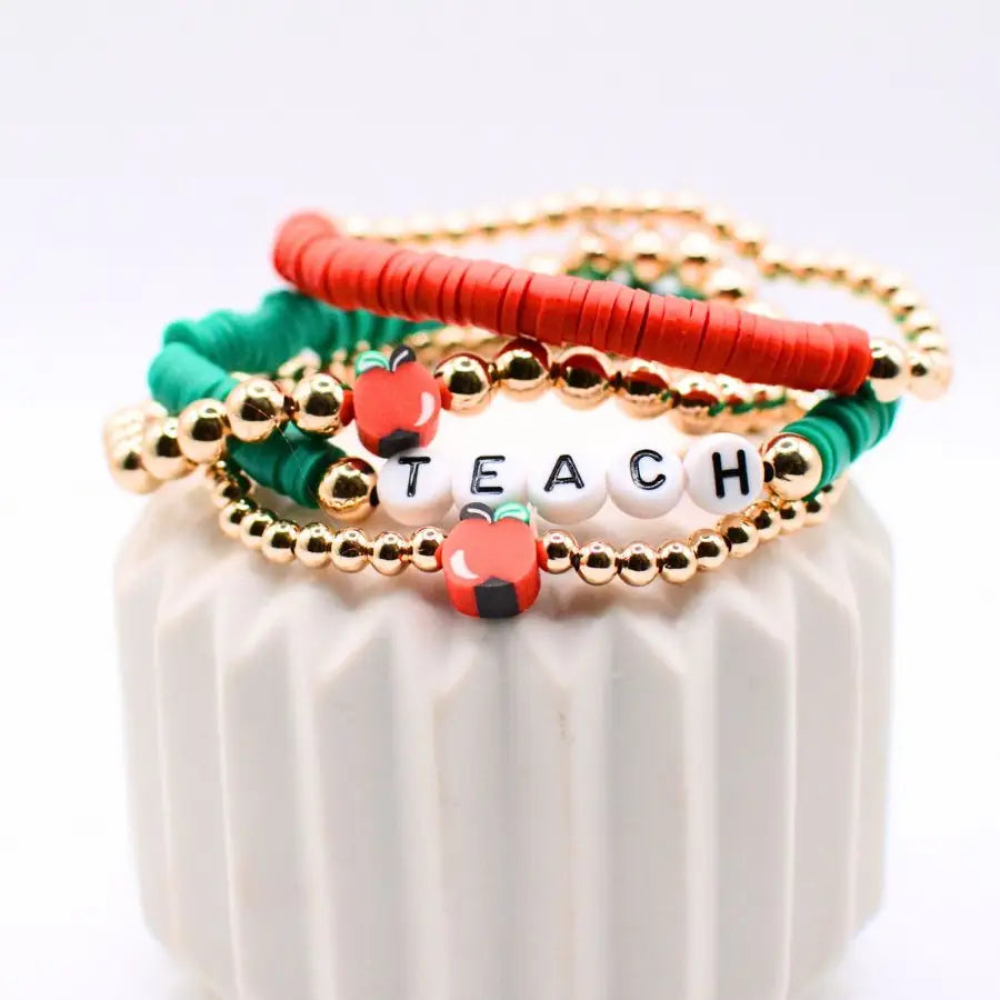 Teach Bracelet Stack - Set of 4