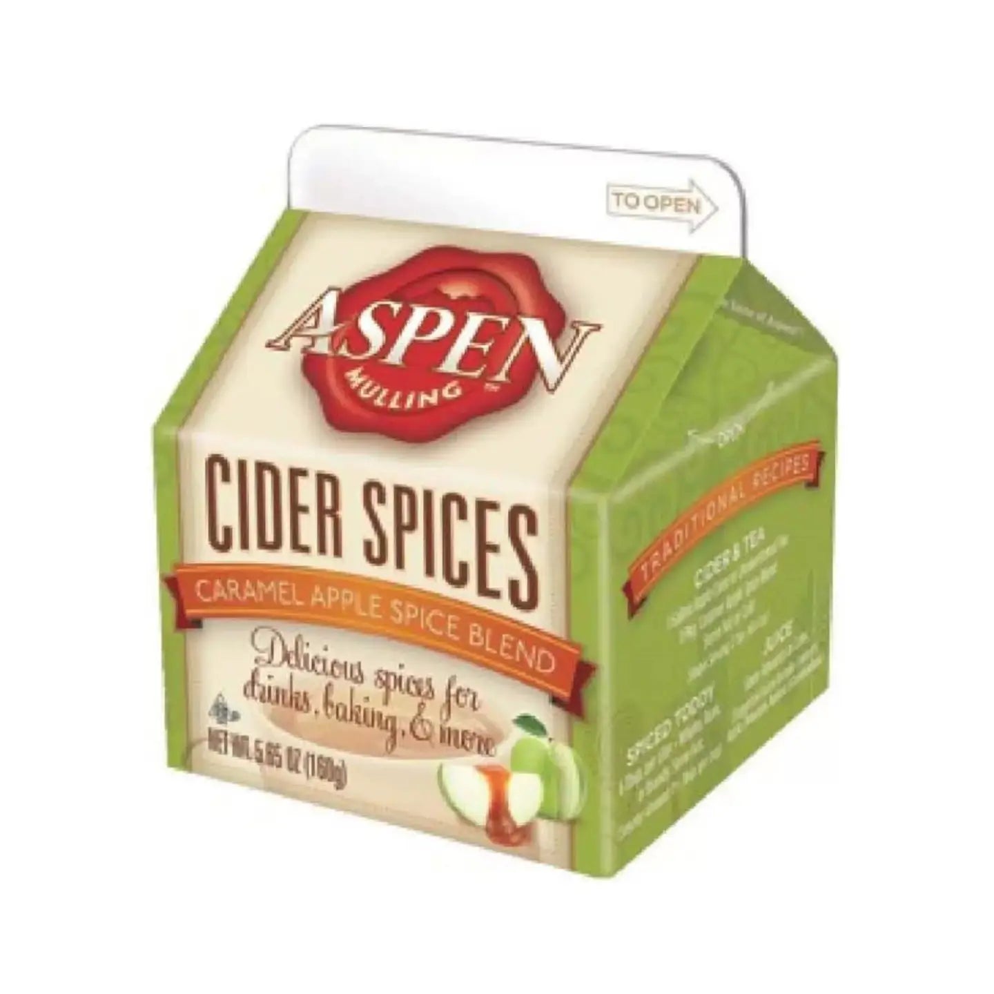 Caramel Apple Aspen Mulling Spices Carton