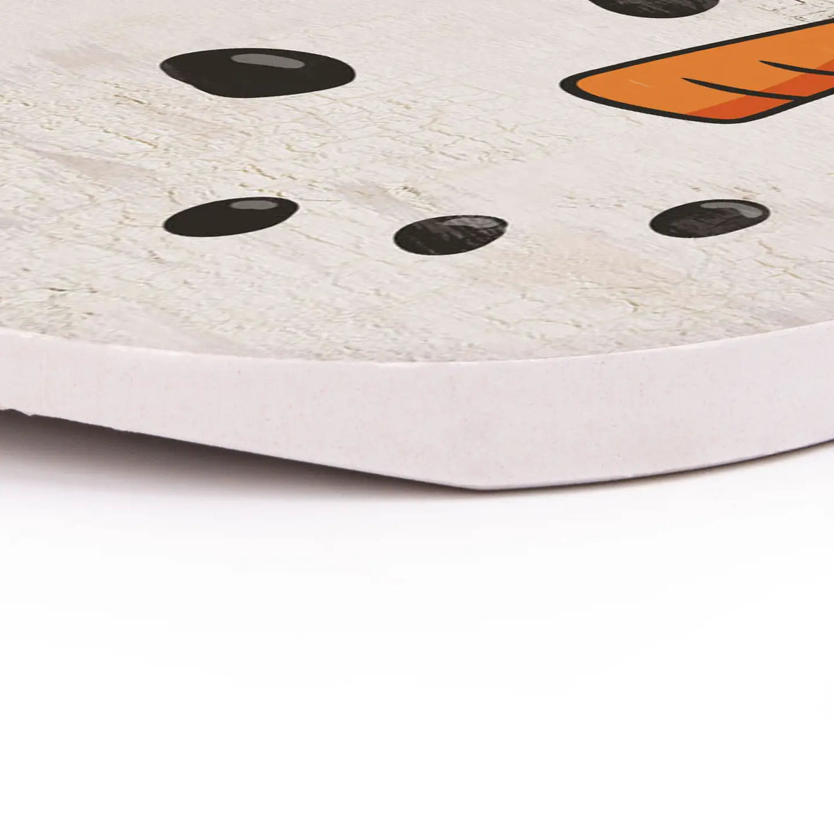 Snowman Face Car Coaster