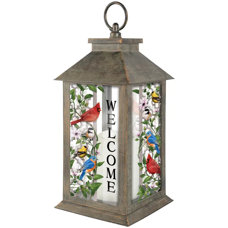 Trellis Songbirds Lantern