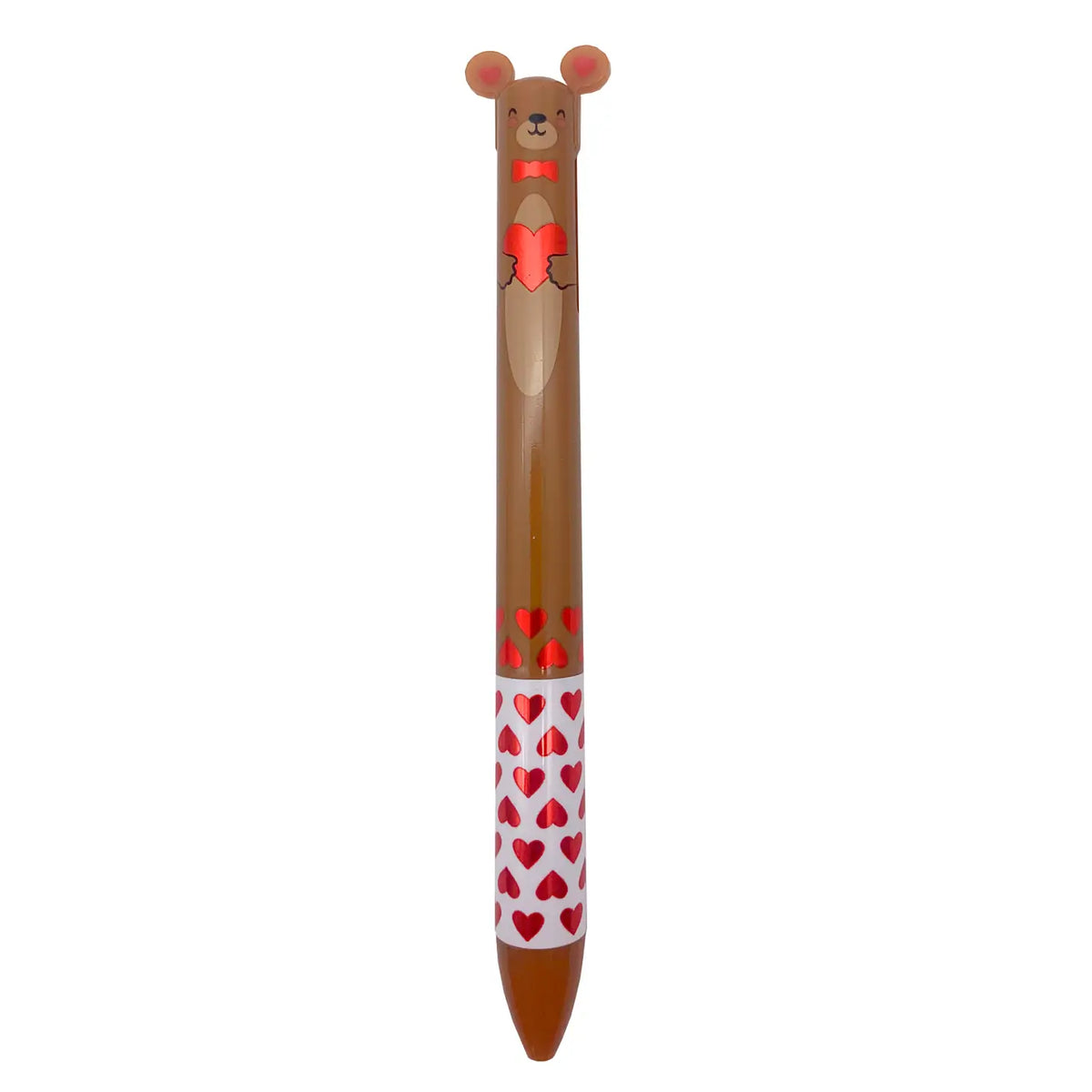 Valentine Two Color Click Pens - 4 Styles