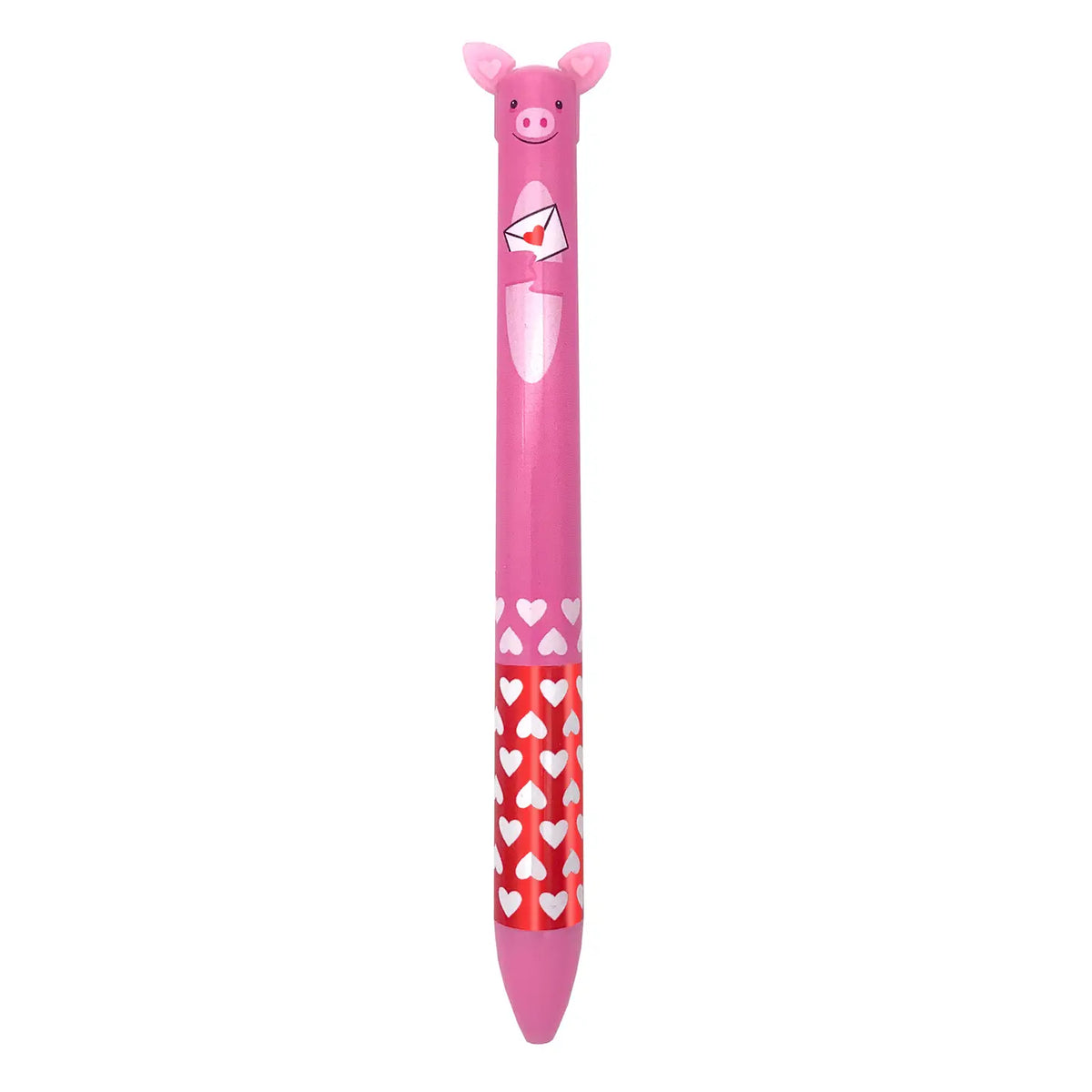 Valentine Two Color Click Pens - 4 Styles