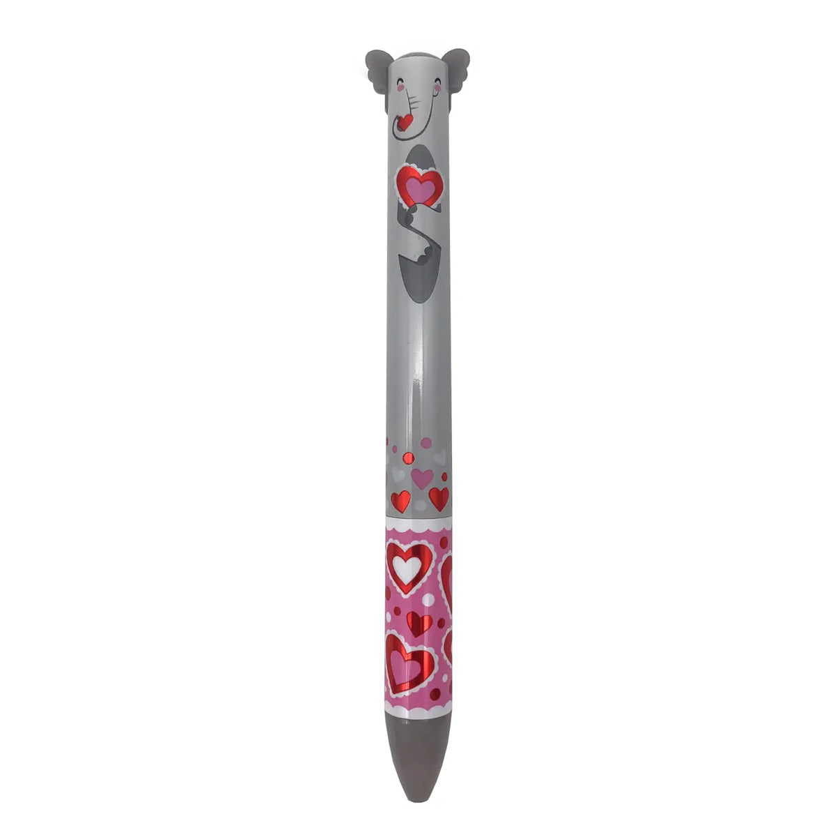Valentine Two Color Click Pens - 4 Styles
