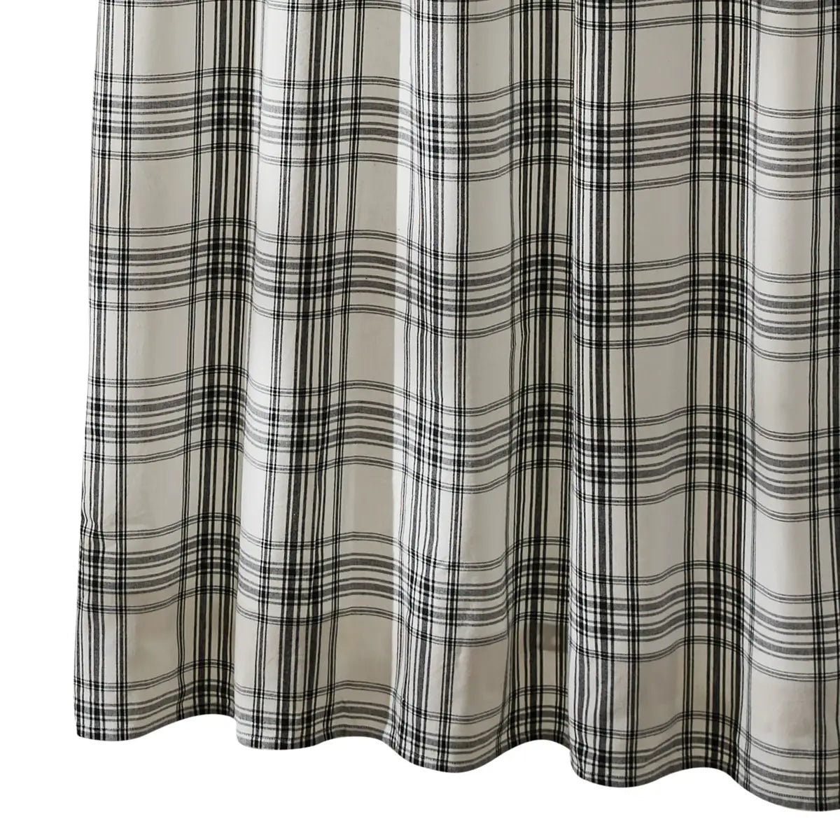 Onyx and Ivory Shower Curtain