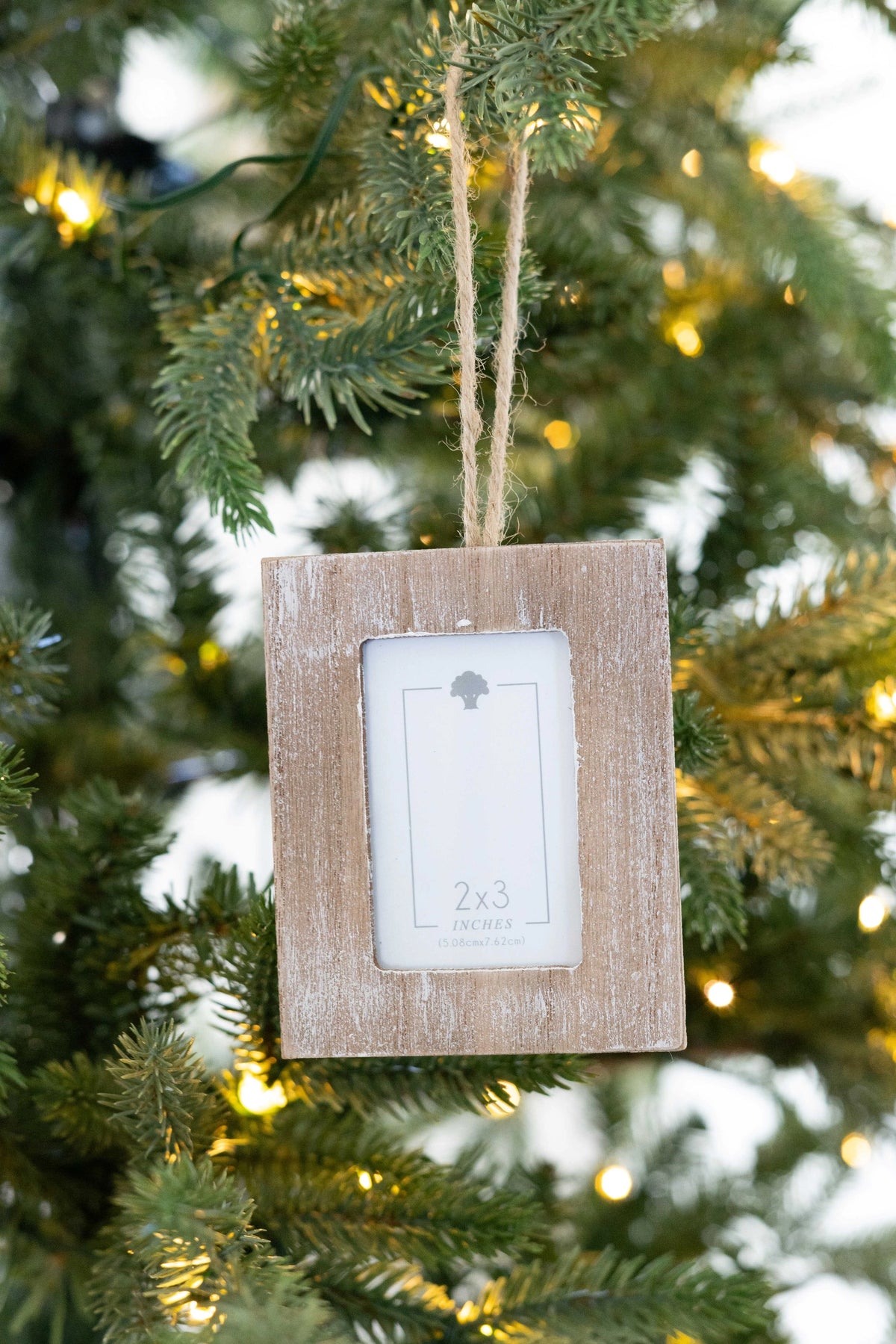 Wood Photo Frame Ornament