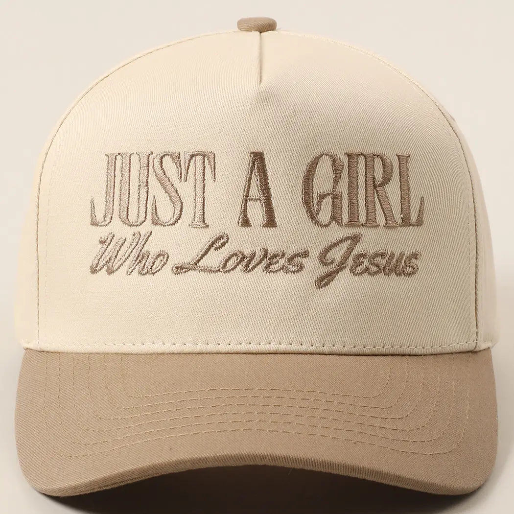Just a Girl Who Loves Jesus Trucker Hat - 2 Styles
