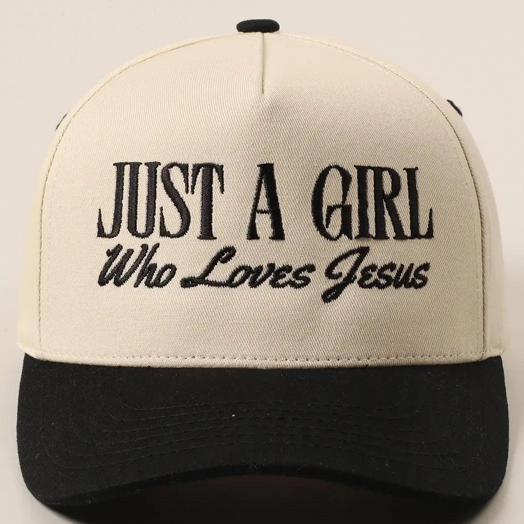 Just a Girl Who Loves Jesus Trucker Hat - 2 Styles