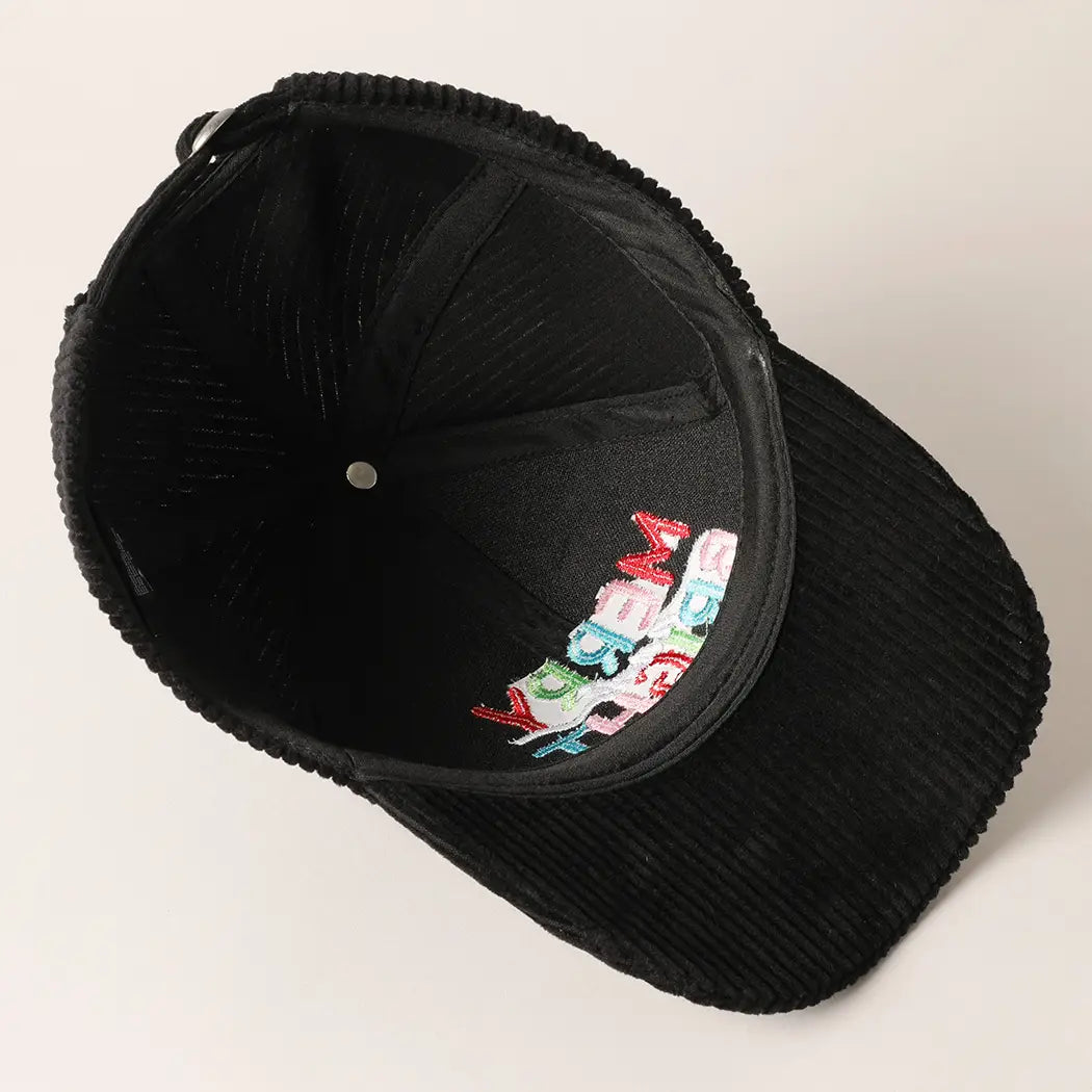 Merry &amp; Bright Corduroy Hat - 2 Styles