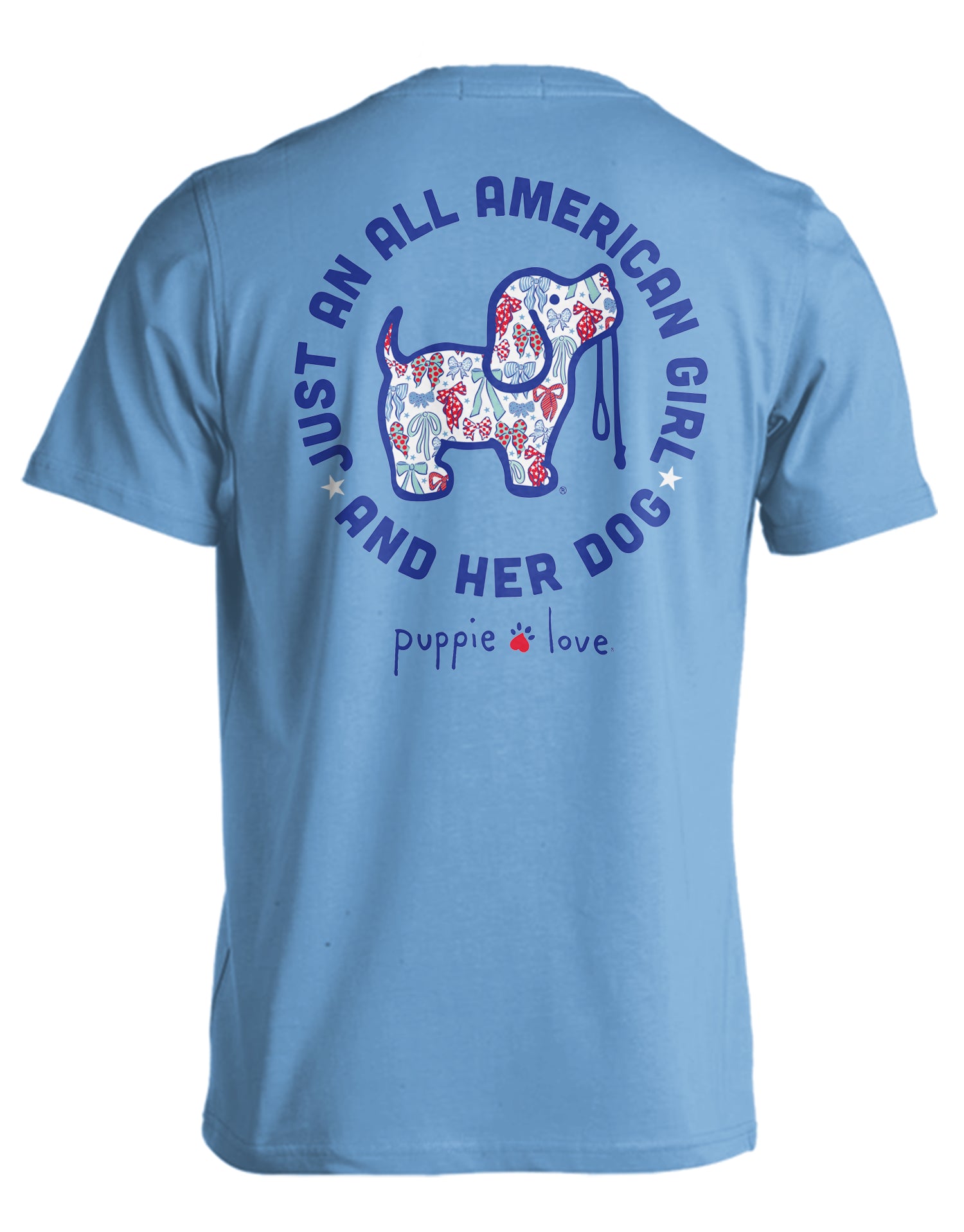 Puppie Love All American Girl Pup Tee
