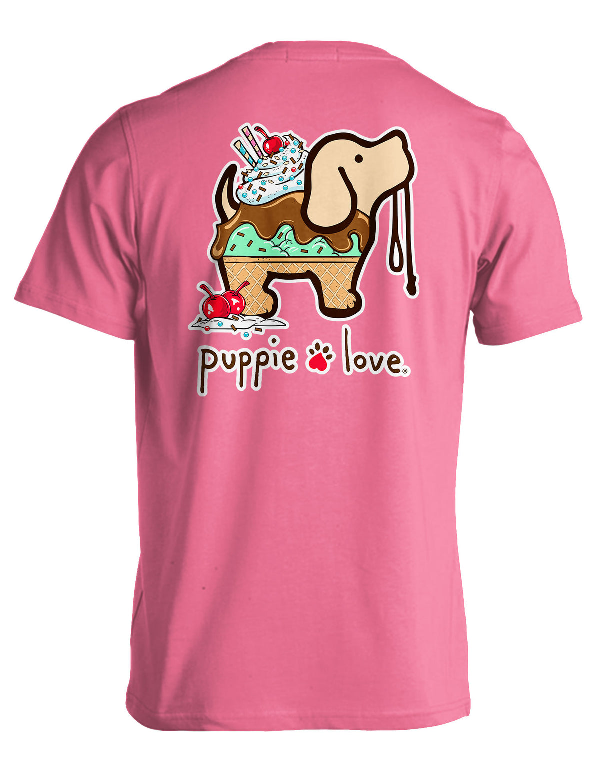Puppie Love Ice Cream Sundae Pup Tee
