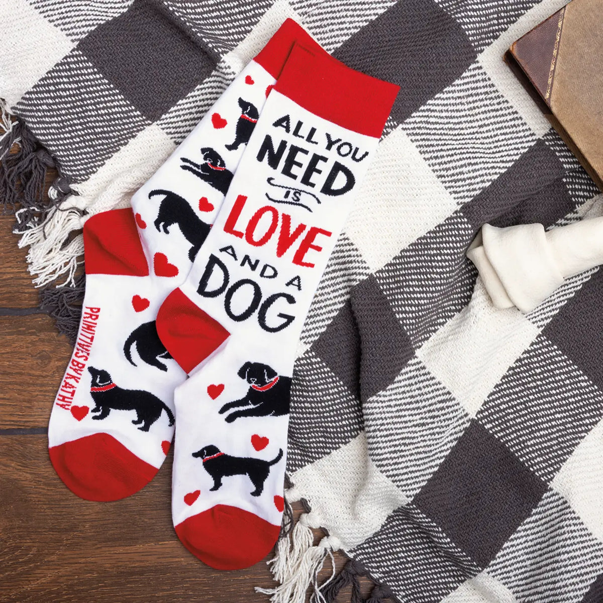 Love and a dog socks