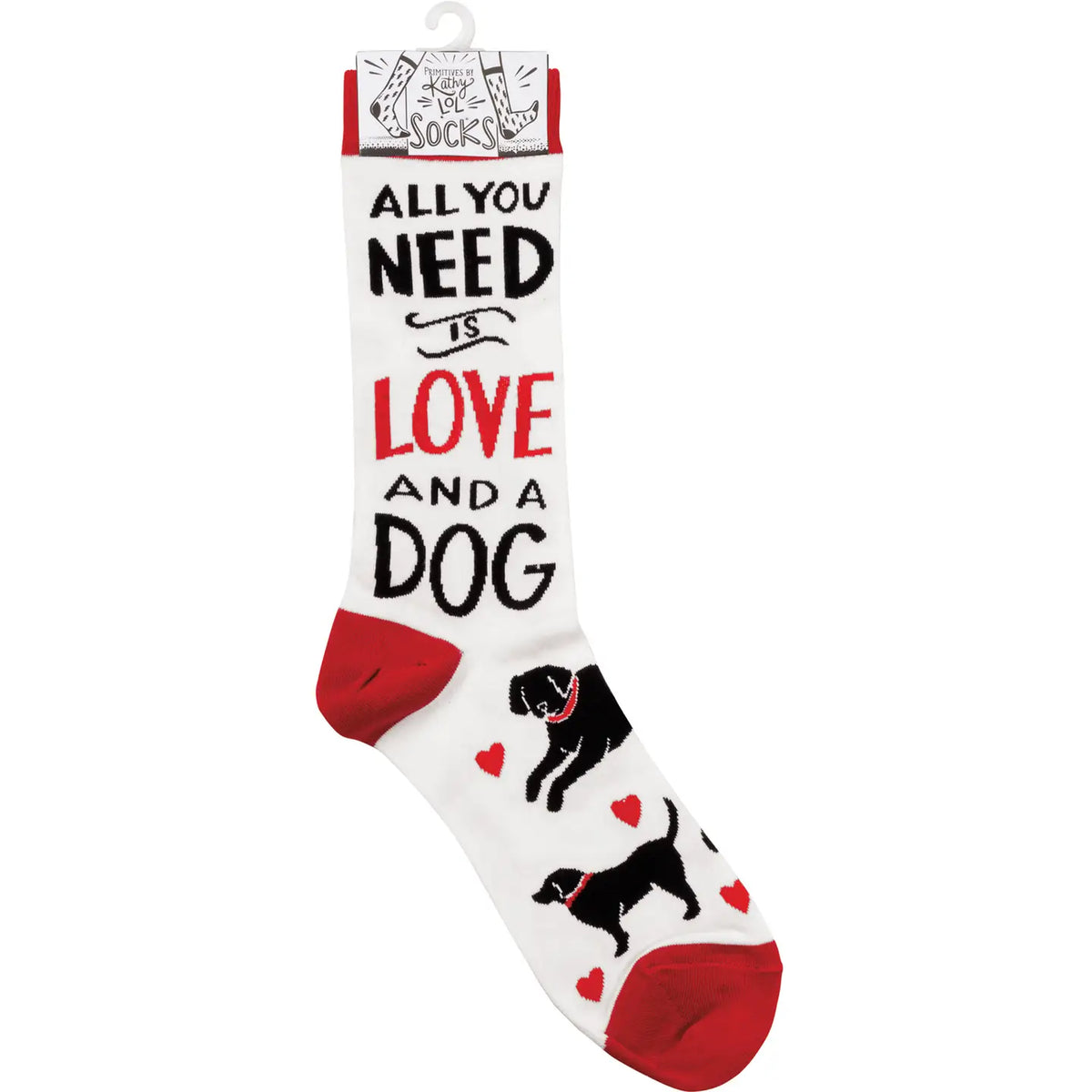 Love and a dog socks