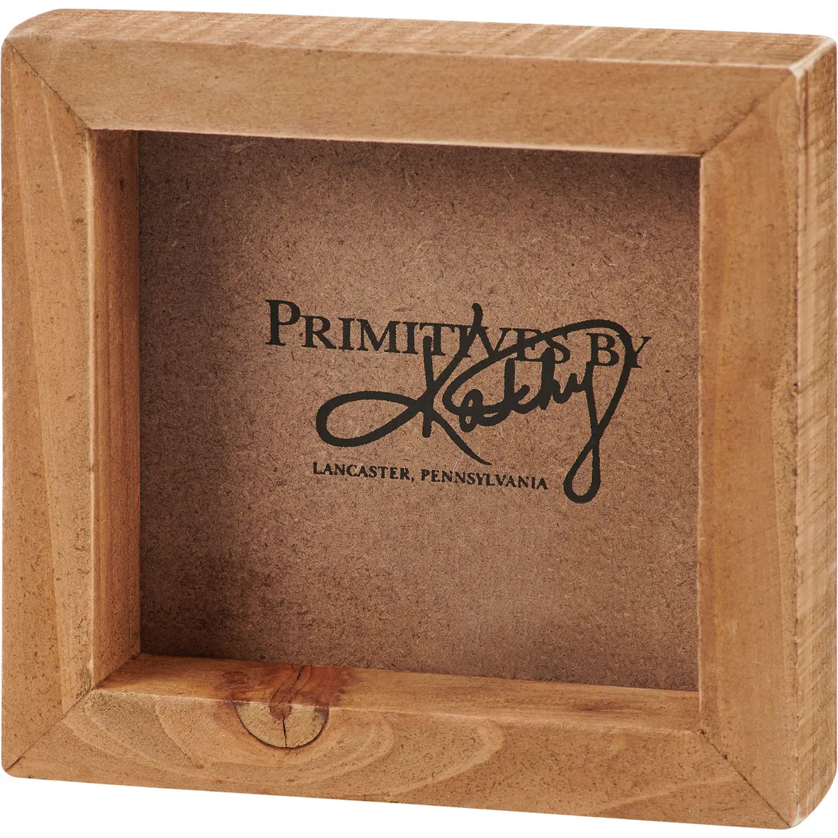 Bushel and peck mini box sign