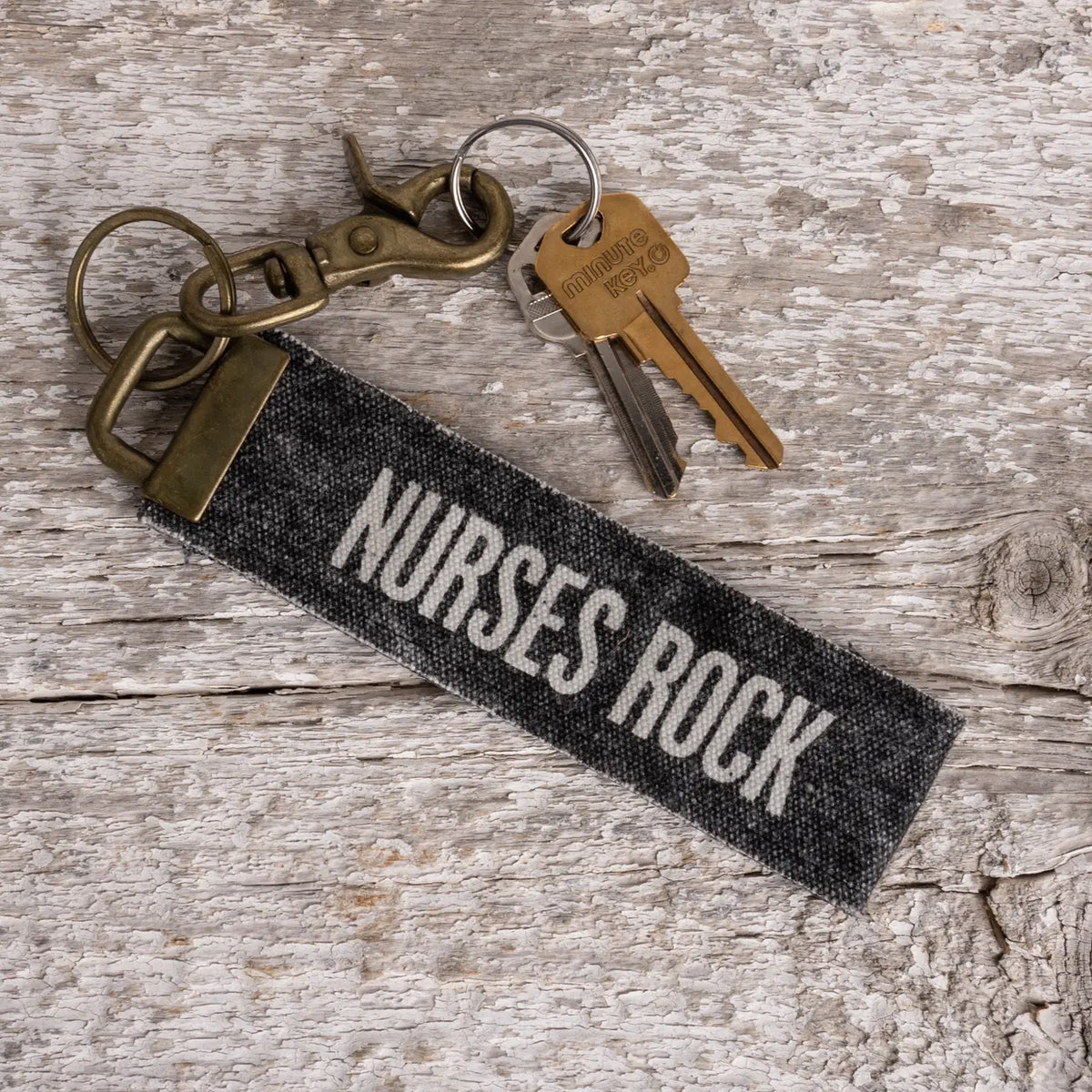 Nurses Rock Keychain