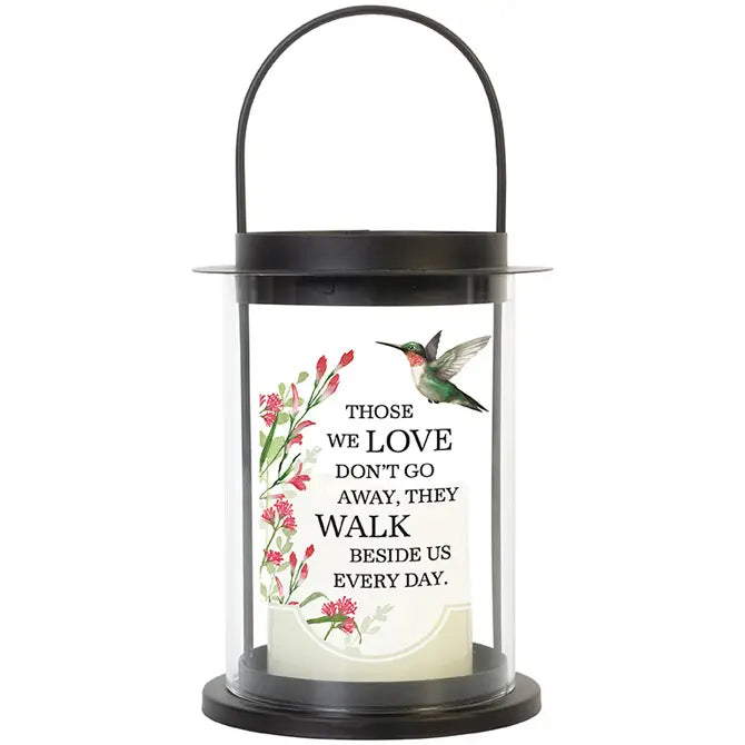 Walk Beside Us Cylinder Lantern