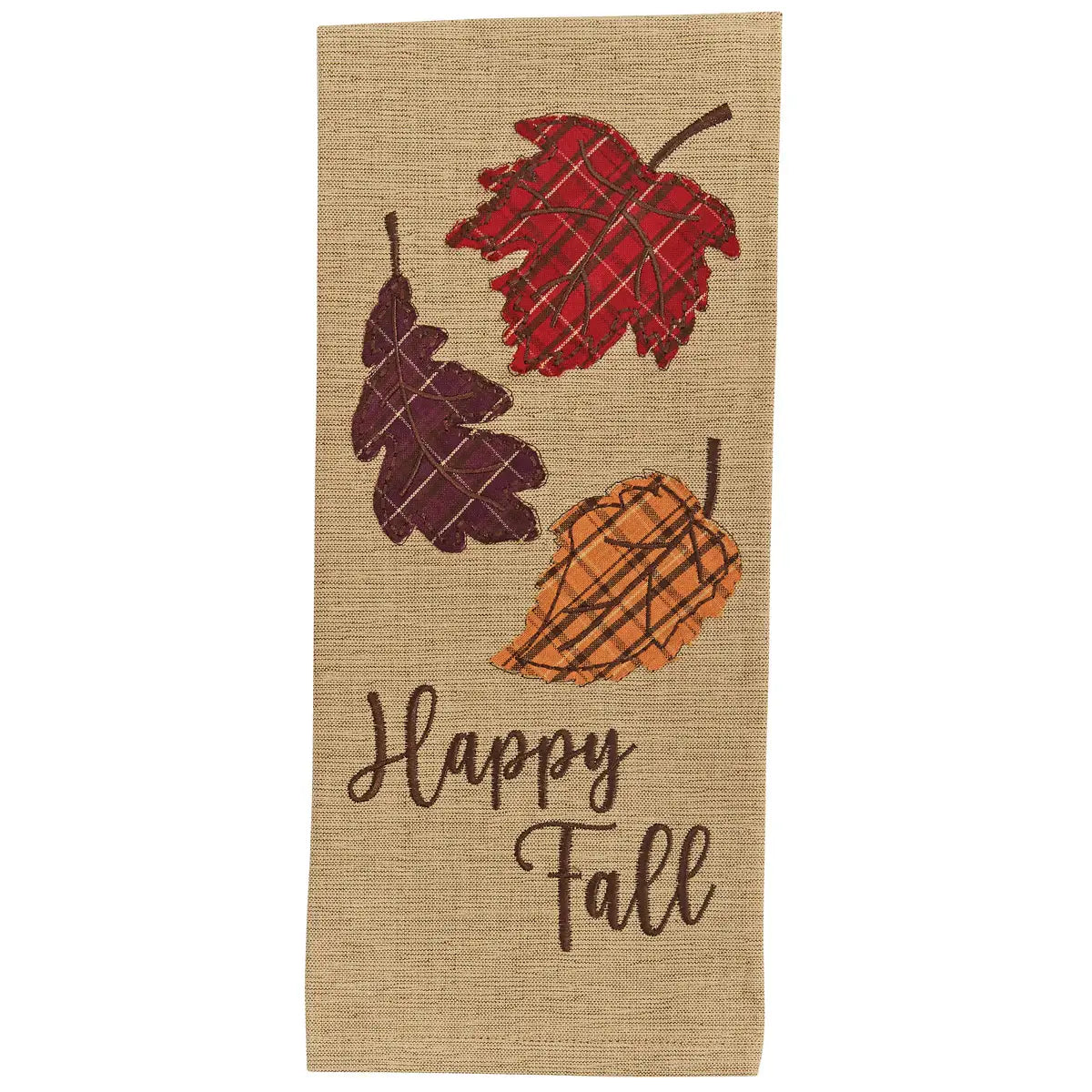 September Leaves Happy Fall Towel