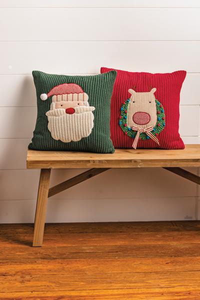 Santa Knit Pillow
