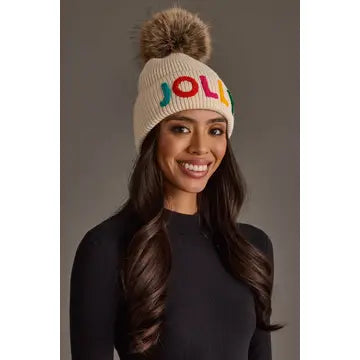 Jolly Knit Pom Hat