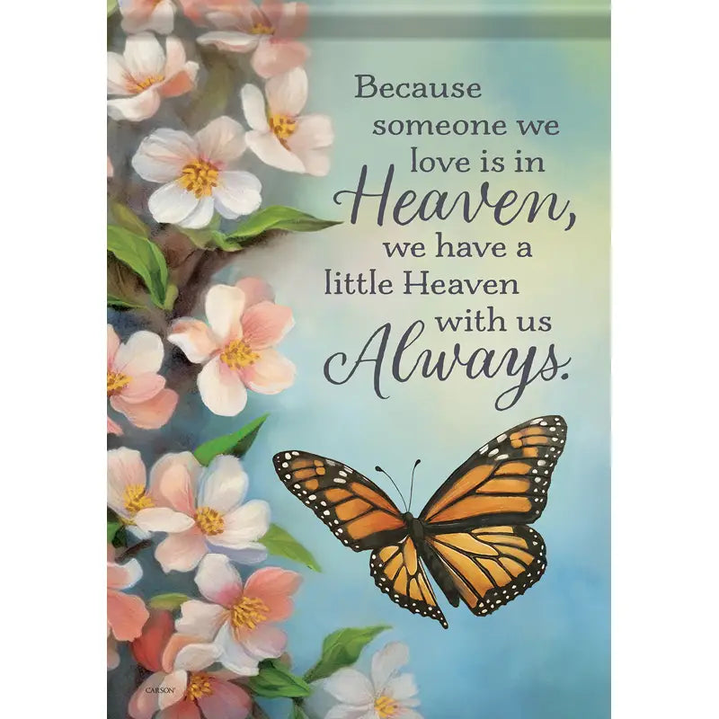 Heaven with Us Garden Flag