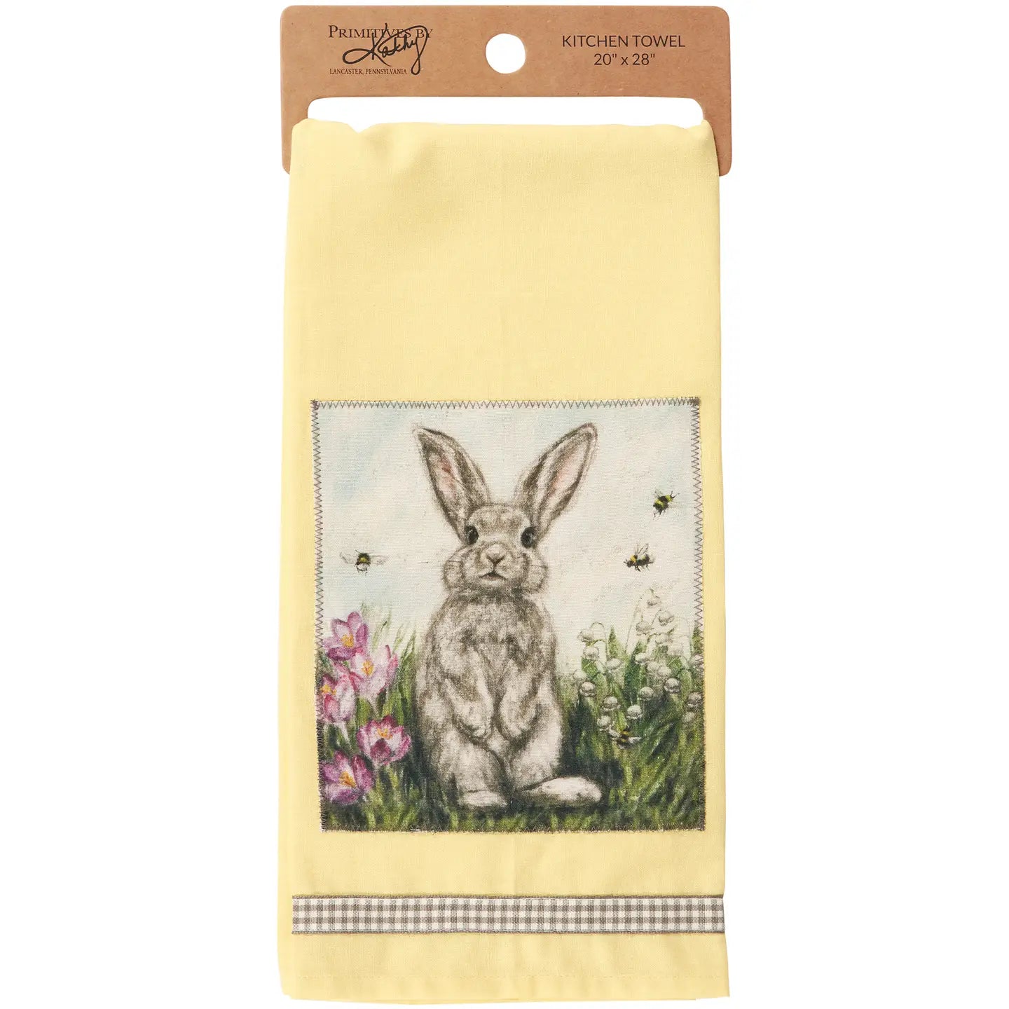 Garden bunny towel