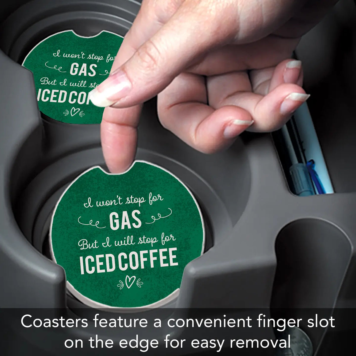 Iced Coffee Car Coaster
