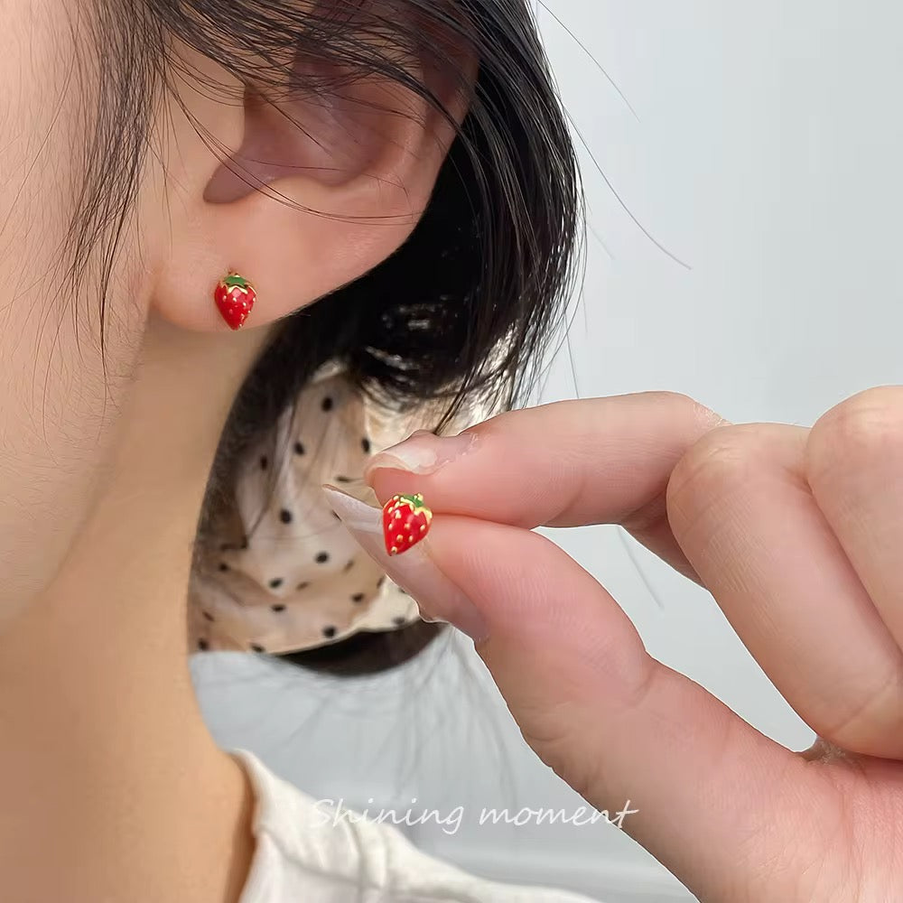 Strawberry Stud Earrings