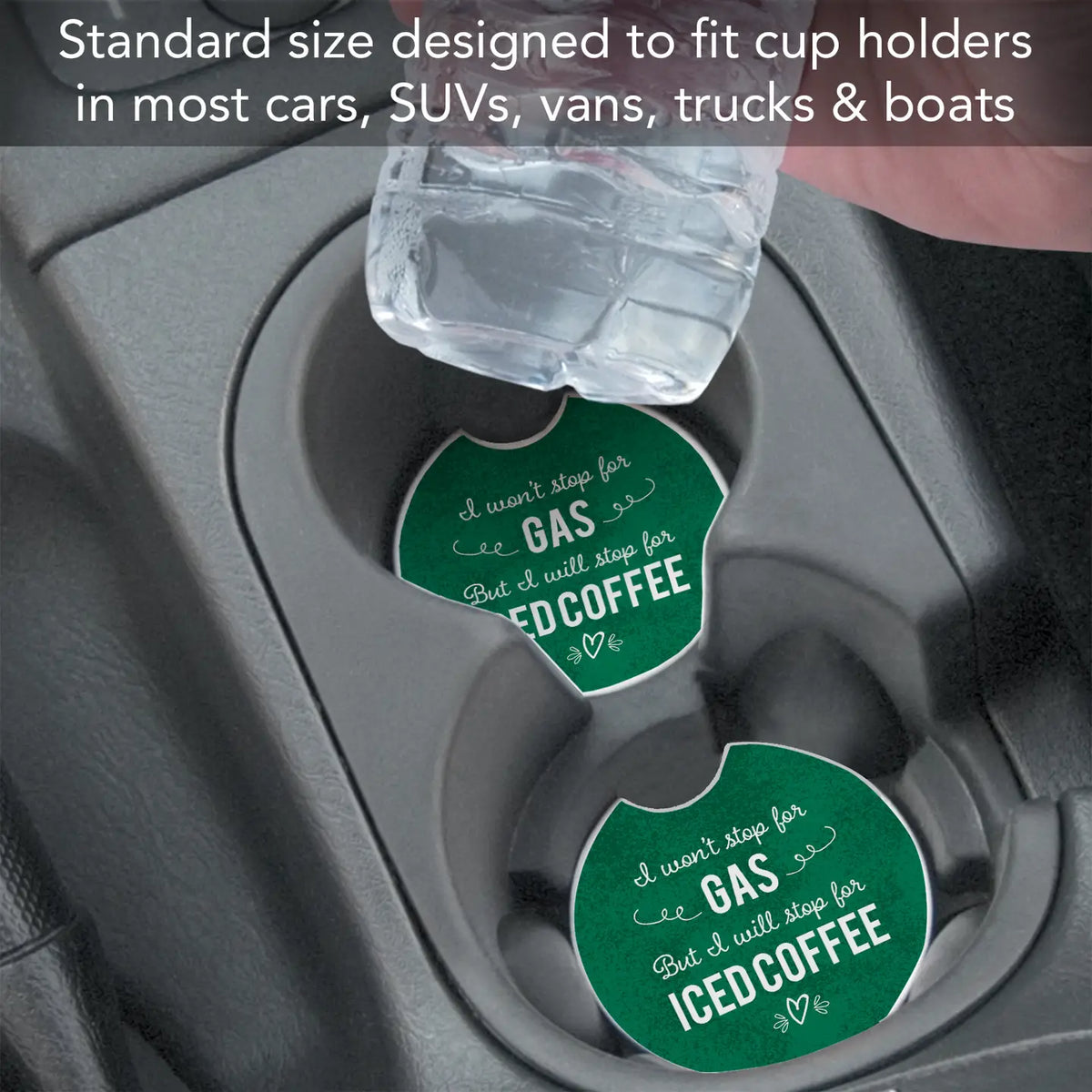 Iced Coffee Car Coaster