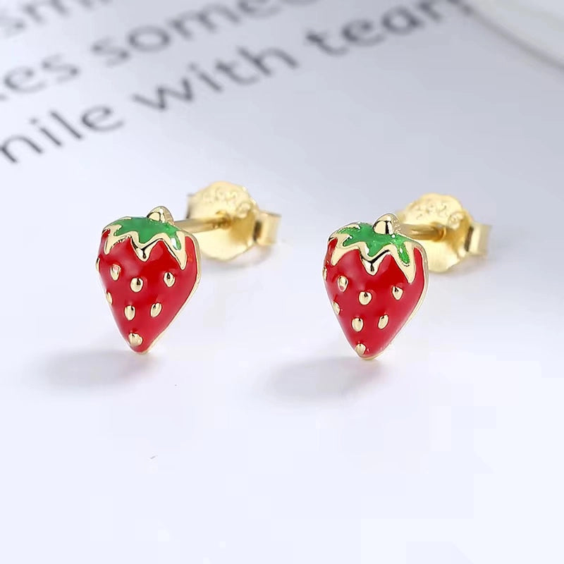 Strawberry Stud Earrings