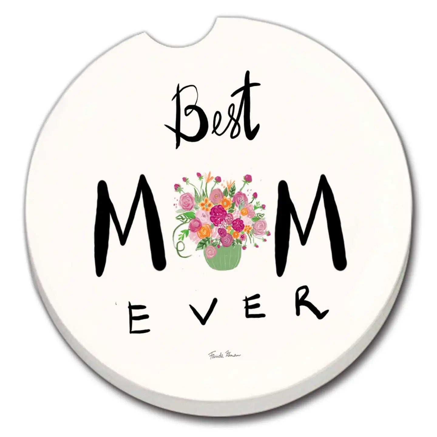 Best mom ever car coaster