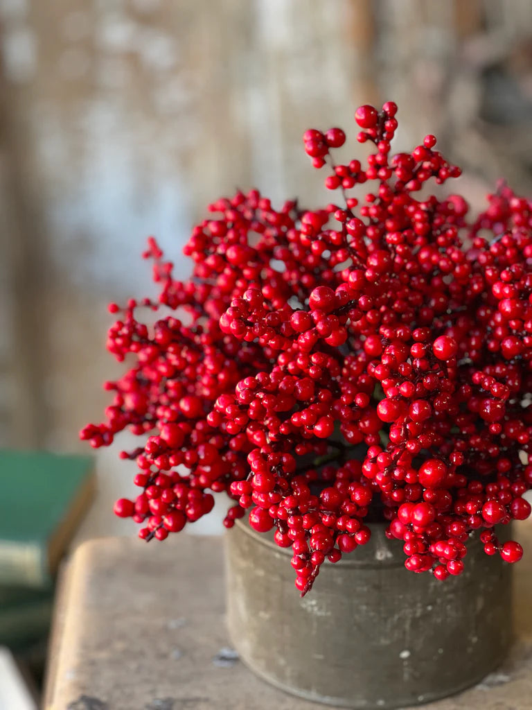 Winter Berry Half Sphere