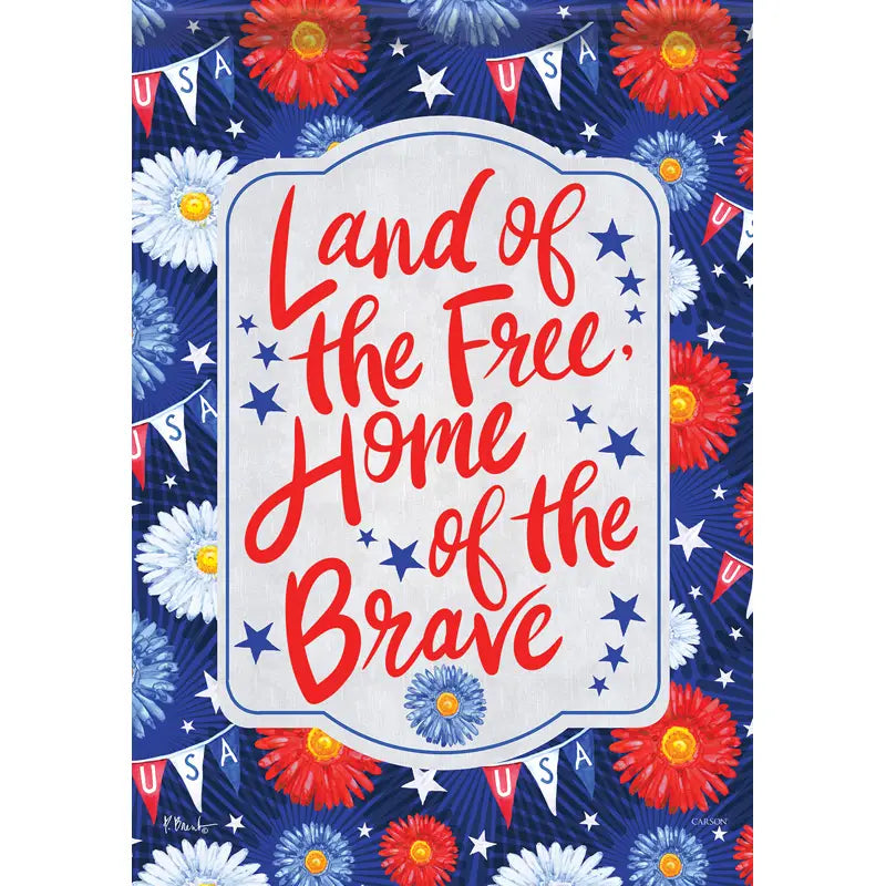 USA Daisy Garden Flag