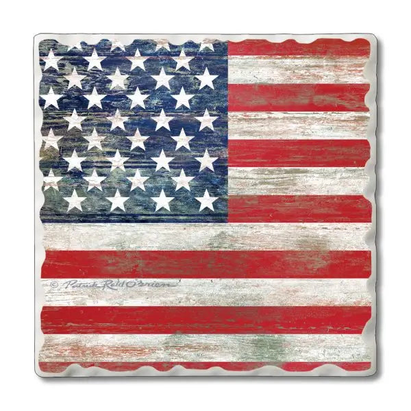 American Flag Coaster