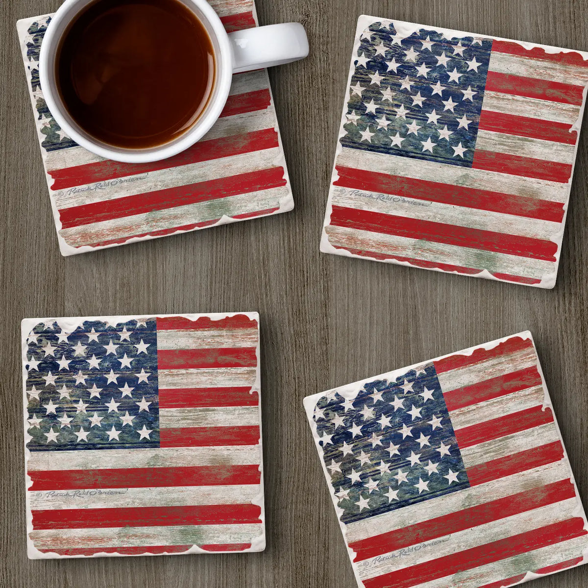 American Flag Coaster