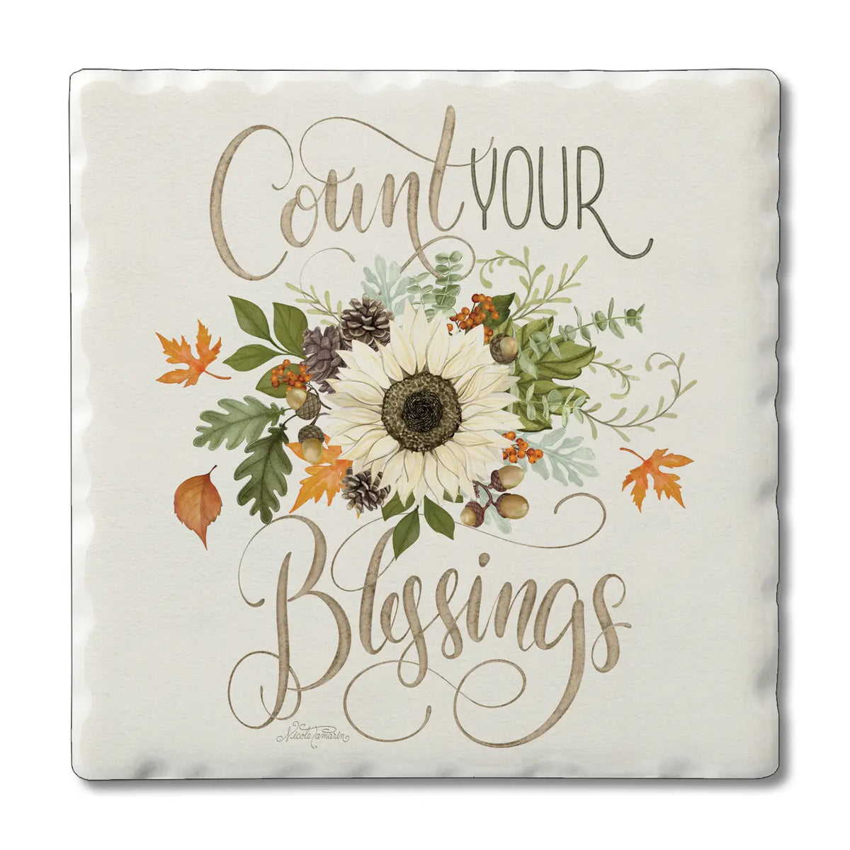 Count your Blessings Coaster
