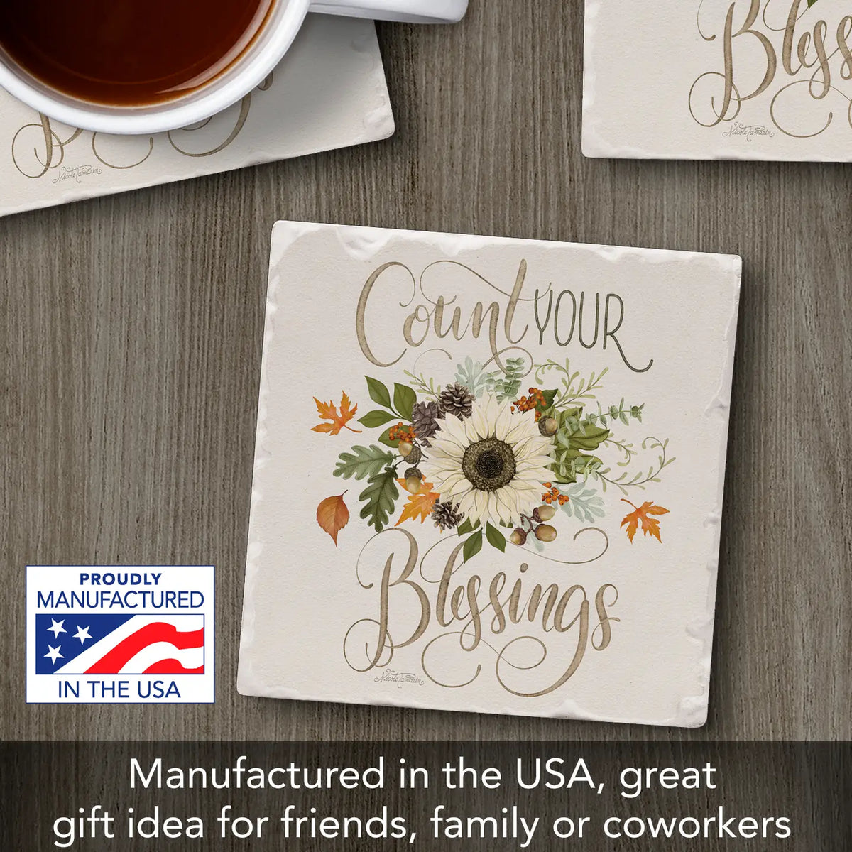 Count your Blessings Coaster
