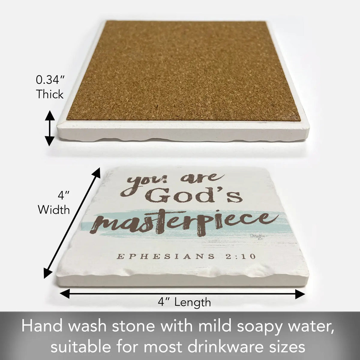 You are God’s Masterpiece Coaster