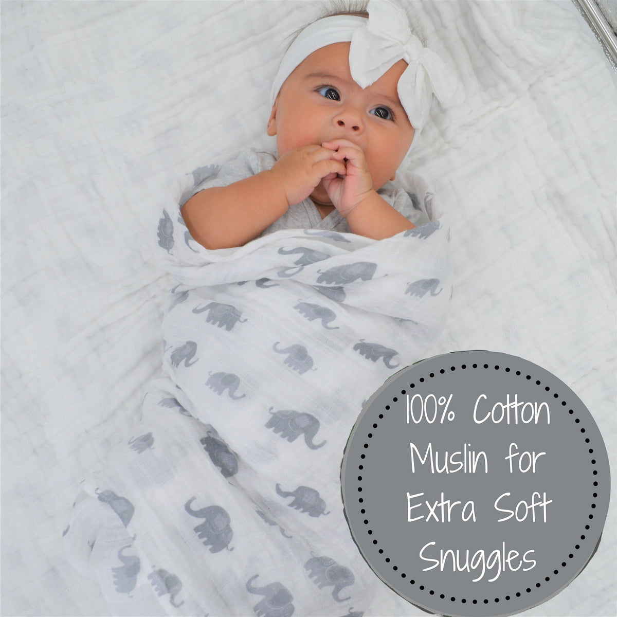 Elephantastic Swaddle Blanket